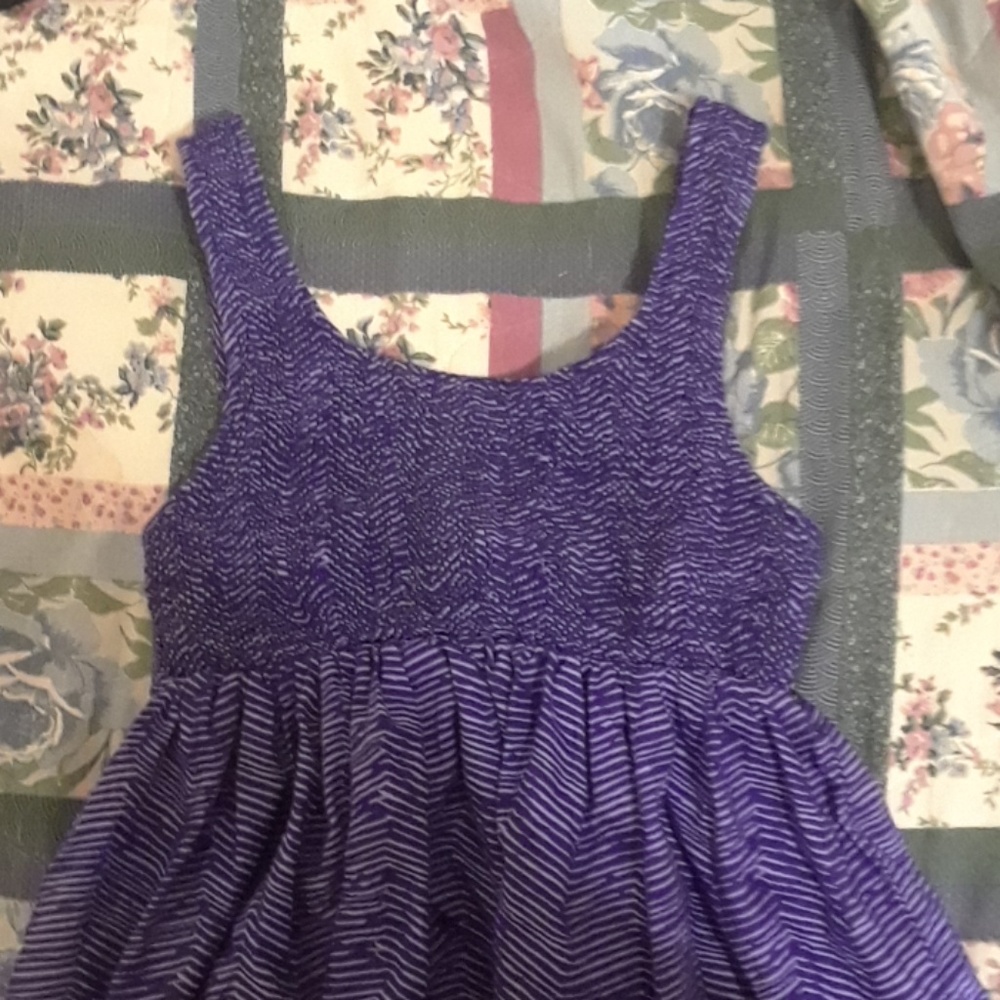 purple dress